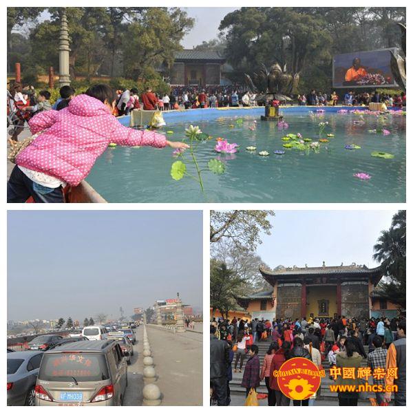 「佛教」大年初一 禅宗祖庭广东韶关南华禅寺迎来游客高峰