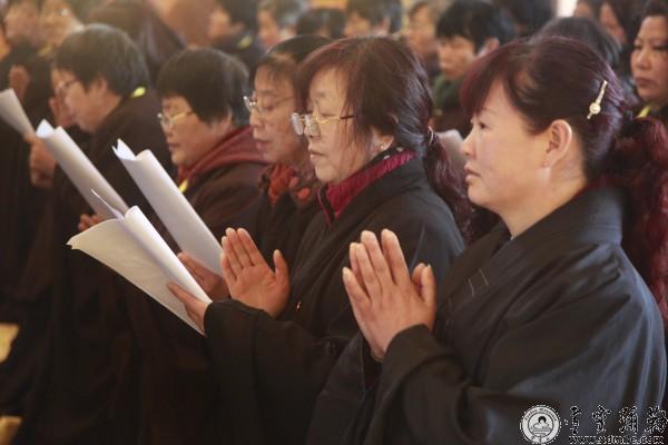「八关斋戒」浙江雪窦山雪窦寺隆重举行八关斋戒法会
