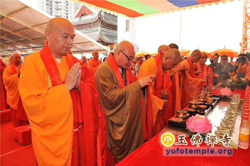 上海玉佛禅寺消除公共安全隐患保护性修缮工程开工典礼暨祈福大法会