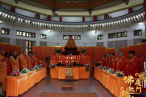 厦门南普陀寺隆重举行消灾延寿万佛法会