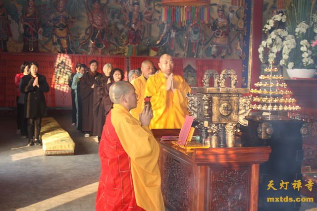 「佛教」陕西省勉县天灯禅寺举行全寺洒净法会