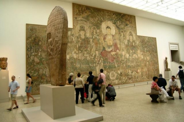 「博物馆」美国把中国壁画碎片拼成震惊世界的珍宝