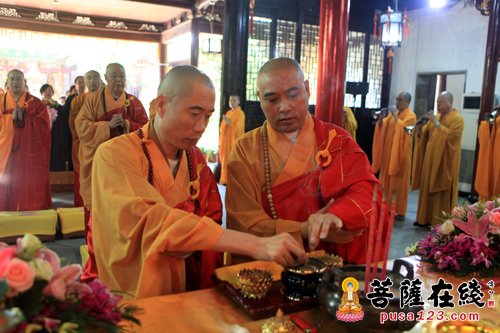 「佛教」上海沉香阁举行应慈长老圆寂五十周年祭传供法会