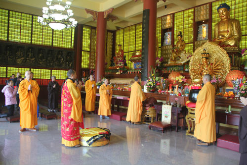 「肉灵芝」福建厦门石室禅院举行“为台湾地震灾区祈福法会暨乙未年尾谢本命药叉神将谢太岁法会”