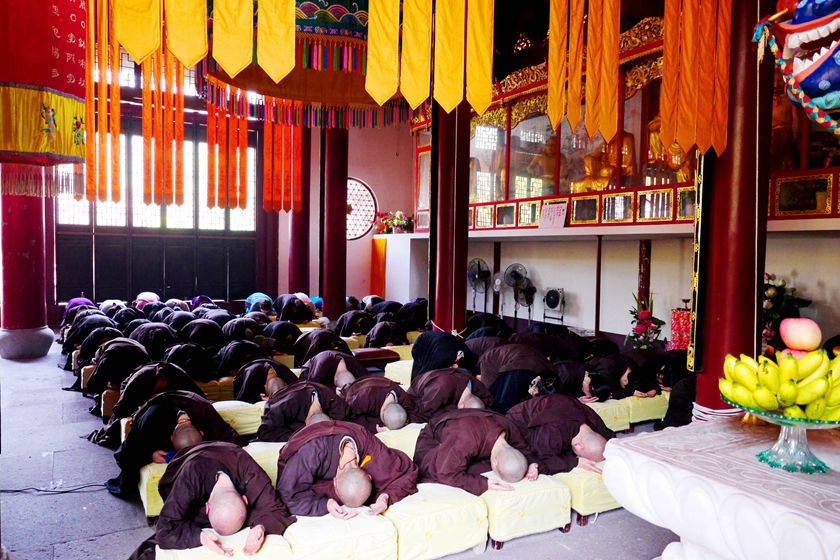「佛教」慧日禅寺举行清明节观音圣诞法会甘露净坛、超荐宗祖清明蒙山法会 「佛教」慧日禅寺举行清明节观音圣诞法会甘露净坛、超荐宗祖清明蒙山法会