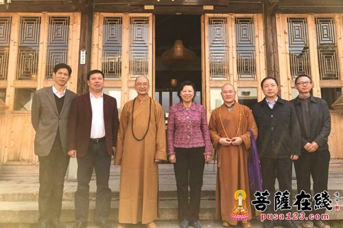 「佛教」中佛协学诚会长一行赴福州明旸禅师纪念馆参观指导