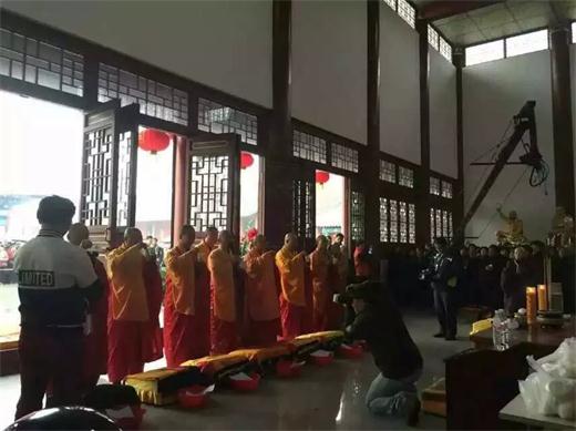 「佛教」河北高碑店阿兰若寺举行寺院落成暨佛像开光大典