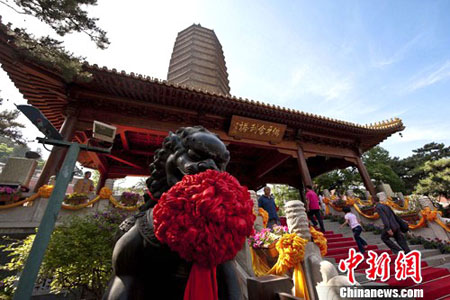 「佛教」北京灵光寺佛牙舍利塔正式对公众开放