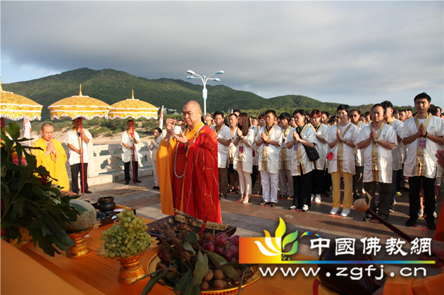 「南山寺」海南三亚南山寺隆重举行祈福法会 「南山寺」海南三亚南山寺隆重举行祈福法会