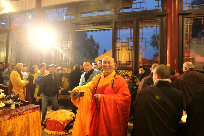 2013年2月14日慧日禅寺供佛斋天吉祥法会
