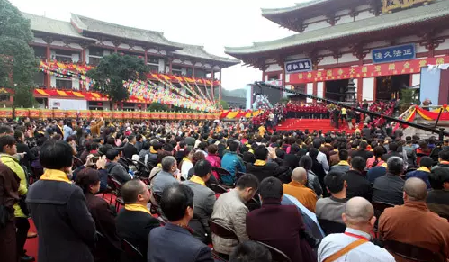 「佛教」福建省福鼎资国寺全堂佛像开光法会隆重举行