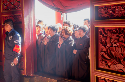「极乐寺」山西广灵县极乐寺隆重举办观音菩萨圣诞祝祷法会暨三皈五戒传授法会