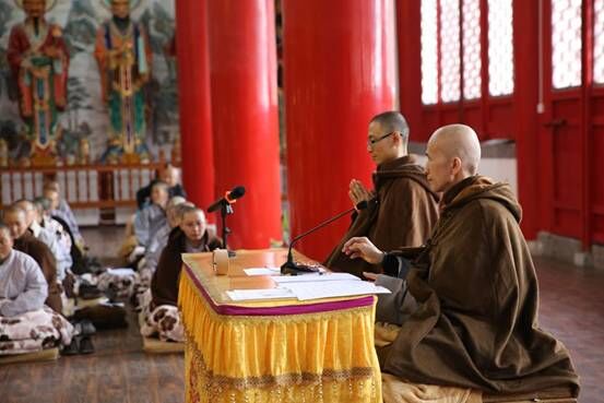 「佛教」陕西法门寺佛学院女众部“禅七”圆满举行