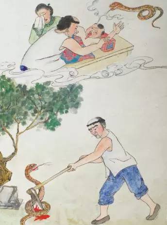 「佛教」农夫杀蛇，害死自己儿子
