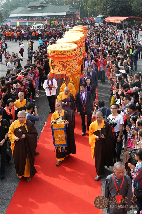 「佛教」广东佛山三水本焕寺大雄宝殿落成暨佛像开光祈福法会举行