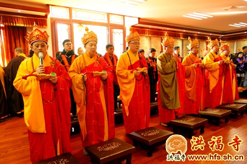 「佛教」上海洪福寺水陆法会第七天：圆满送圣