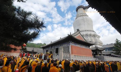「五台山」五台山多座寺院举行伽蓝菩萨圣诞祈福祝圣法会
