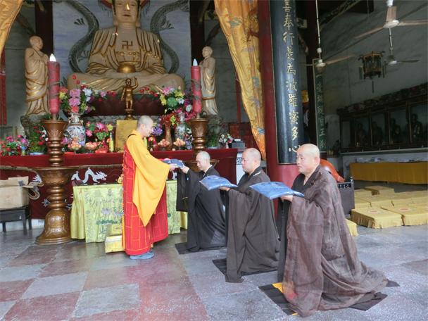「佛教」安徽三祖禅寺一年一度夏季安居活动圆满