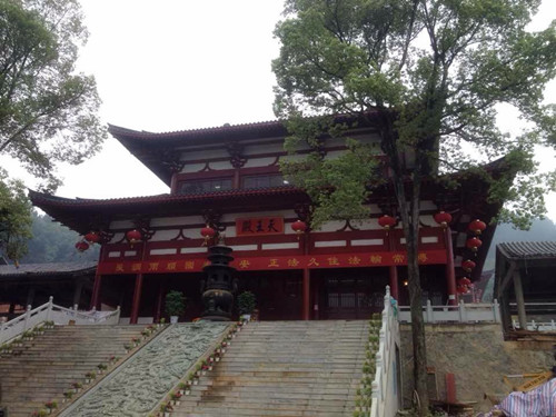 「潜山」湖北咸宁潜山寺今日举行露天观音开光法会