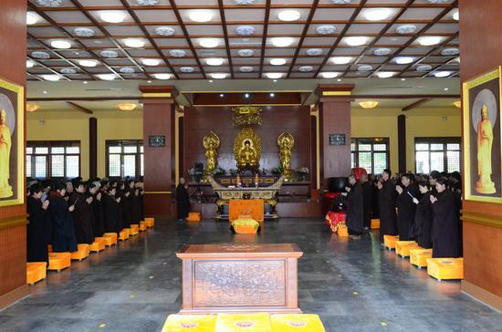 「佛法」江西东林寺2015年4月份一昼夜经行念佛法会圆满