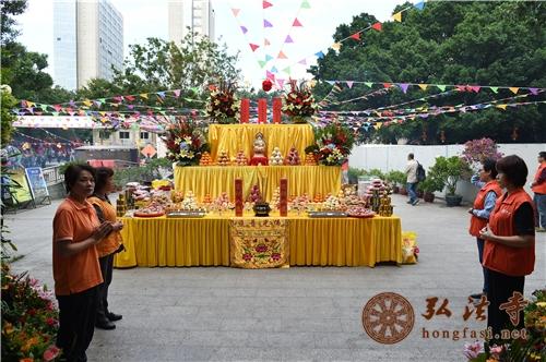 「四面佛」广东深圳万佛禅寺泰国四面佛开光六周年祈福法会