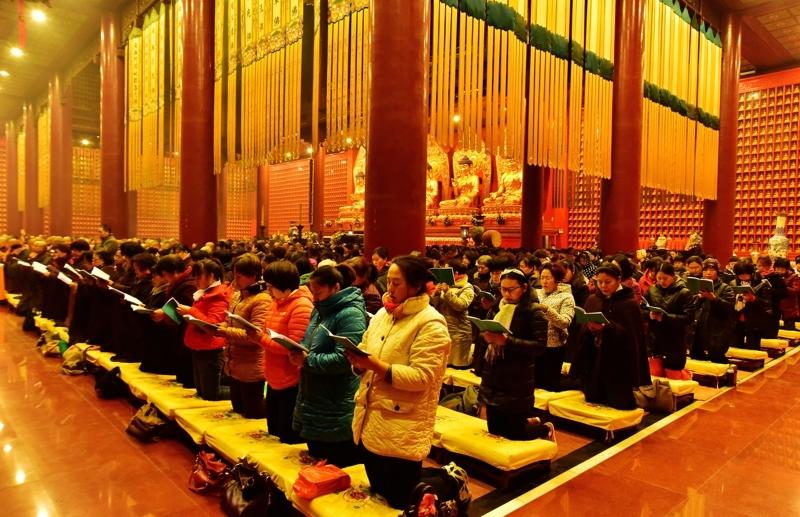 「般若」河北赵县柏林禅寺举行第十一届护国镇灾般若万灯法会