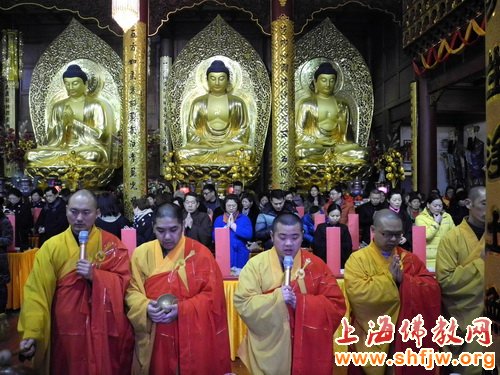 「佛教」上海西林禅寺举办乙未年初九供天祈福法会