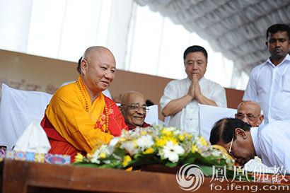「佛教」明生大和尚荣获斯里兰卡弘法杰出贡献奖 总统颁奖