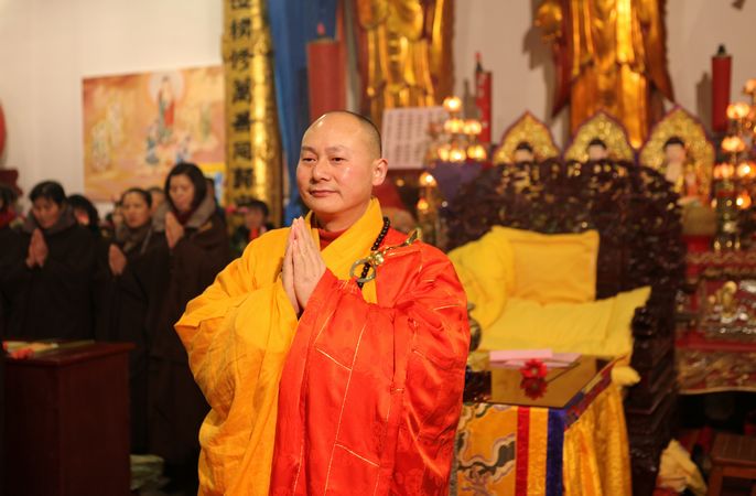 2013年2月14日慧日禅寺供佛斋天吉祥法会
