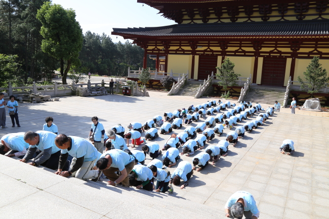 「东林大佛」天津朝拜团参礼江西东林大佛