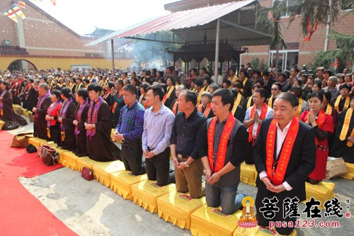 「佛教」上海金山大觉禅寺隆重举行迁址洒净仪式
