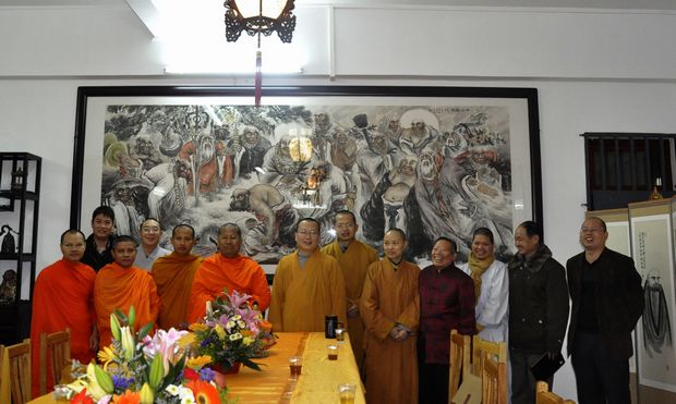 泰国马哈朱拉大学p.Sawai副校长一行访问六祖寺 泰国马哈朱拉大学p.Sawai副校长一行访问六祖寺