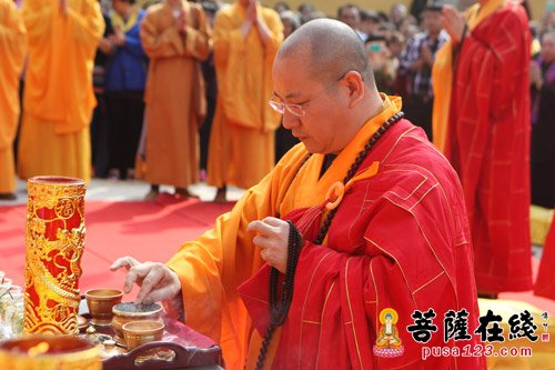「佛教」上海金山大觉禅寺隆重举行迁址洒净仪式