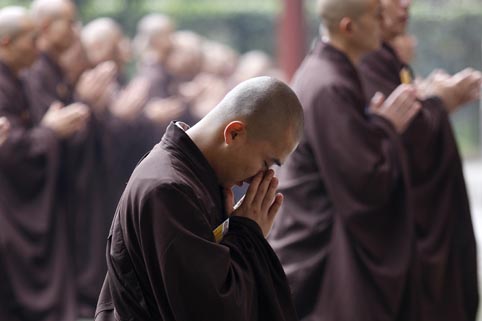 「菩萨戒」浙江绍兴炉峰禅寺传戒法会：教三坛请戒、三坛正授