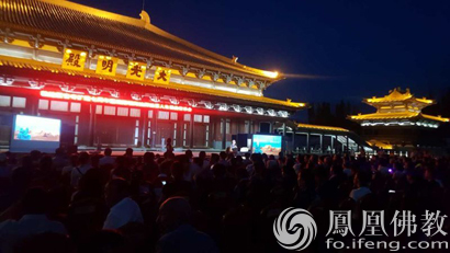 「佛教」甘肃敦煌雷音寺举行扩建七周年暨明海法师法喜人生佛曲音乐会