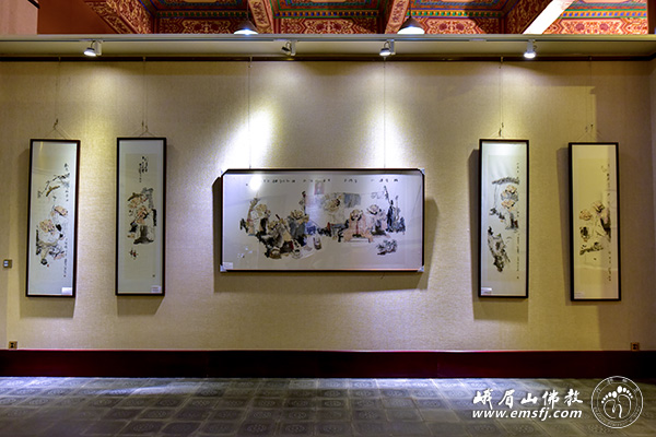 「禅意」《禅意佛心》逸品画展在大佛禅院国学馆举行