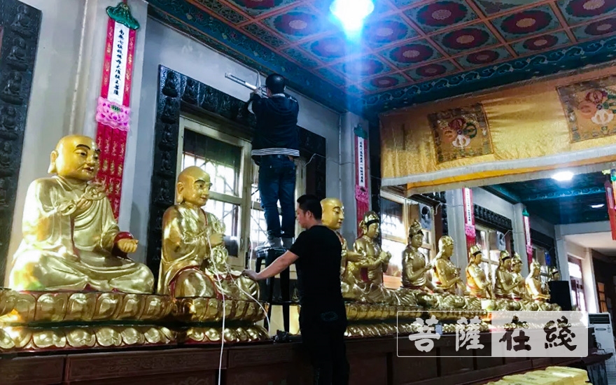 「紫外线消毒」密宗祖庭西安大兴善寺组织安装紫外线消毒灯