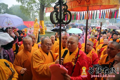 「佛教」上海南山古寺举行全堂佛像开光暨灵宏法师晋院升座庆典