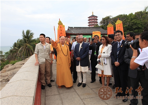 「佛教」尼泊尔总统亚达夫一行专程参访海南三亚南山寺 「佛教」尼泊尔总统亚达夫一行专程参访海南三亚南山寺