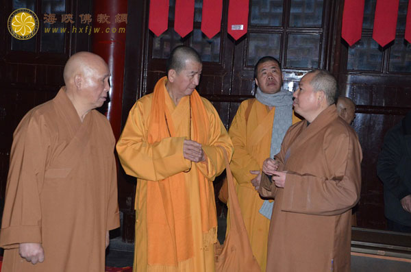 「中国佛教」台湾中国佛教会副理事长明光法师一行莅临上海玉佛禅寺