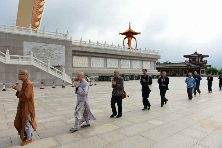 「东林寺」江西庐山东林寺与阿育王寺合办省庵大师诞辰纪念活动