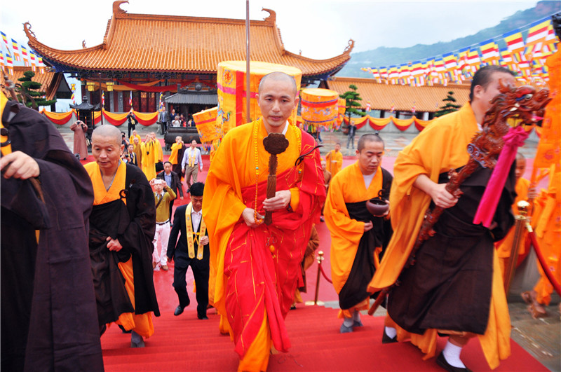 「少林寺」重庆江津区西少林寺落成开光暨常定法师晋院仪式举行