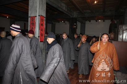 「少林寺」河南少林寺“精进禅七”法会圆满解七 方丈释永信开示