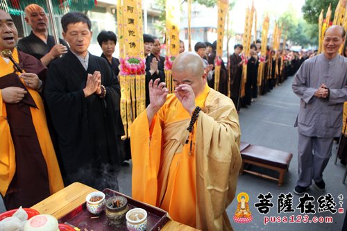 「摄影」浙江台州温岭福慧寺隆重举行迎佛安座仪式