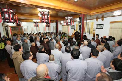 「佛教」湖北黄梅四祖寺第十届冬季禅七法会起七 净慧法师开示