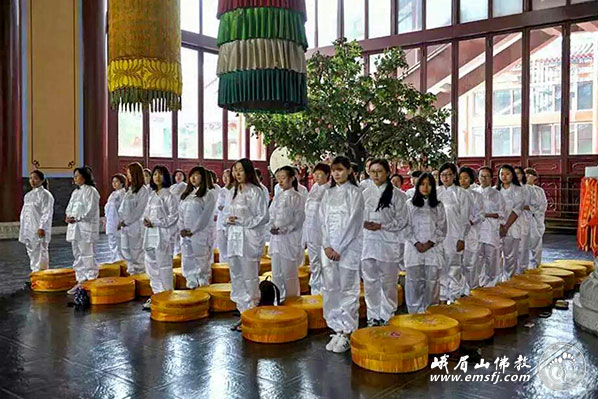 「佛教」河北香河大安寺举行秋季禅修活动