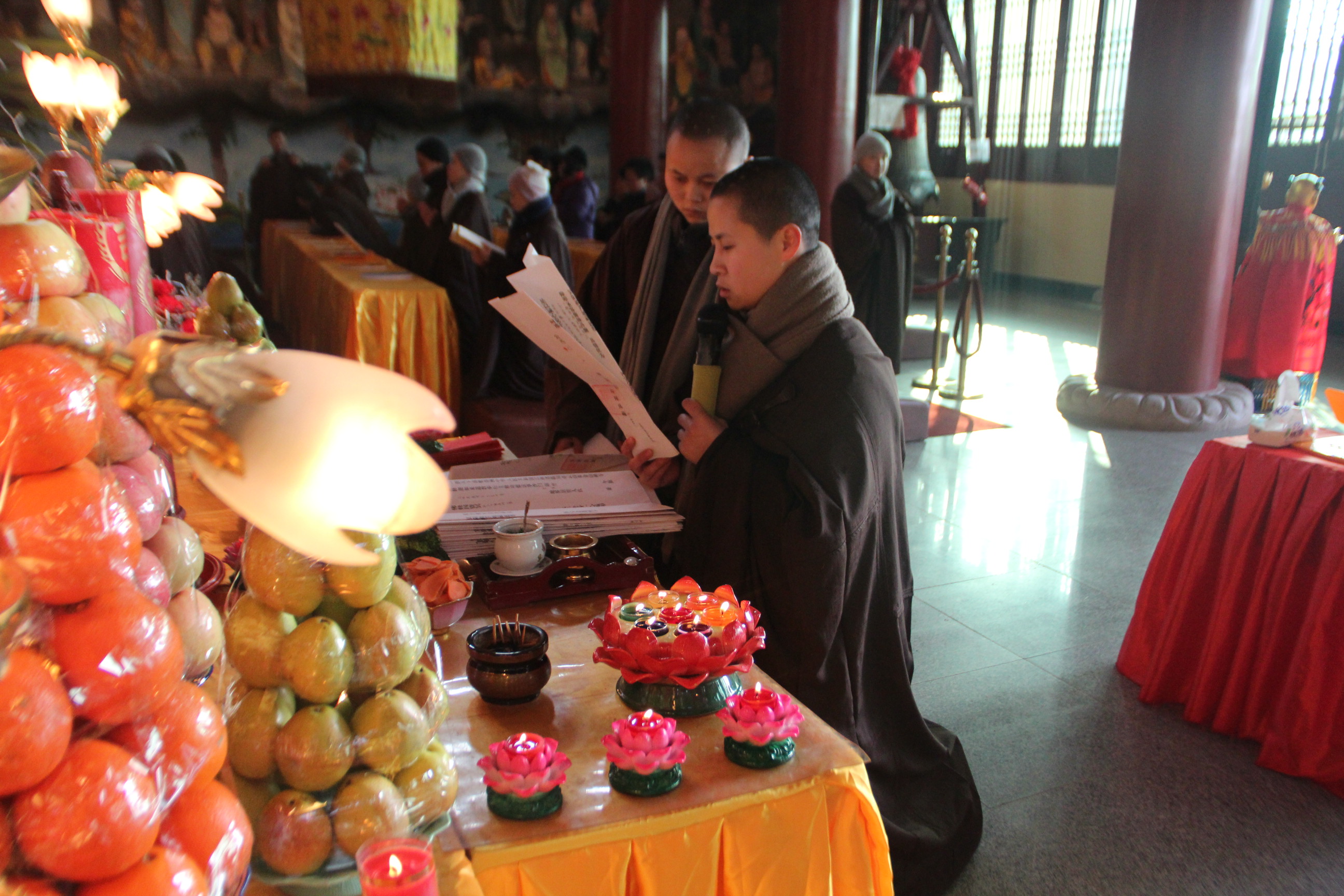 「佛教」江西大金山寺举行2014年三千佛名忏吉祥大法会