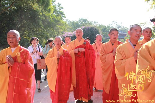 「佛教」新加坡佛教总会副主席法照大和尚一行在太平岩寺举行斋僧植福法会