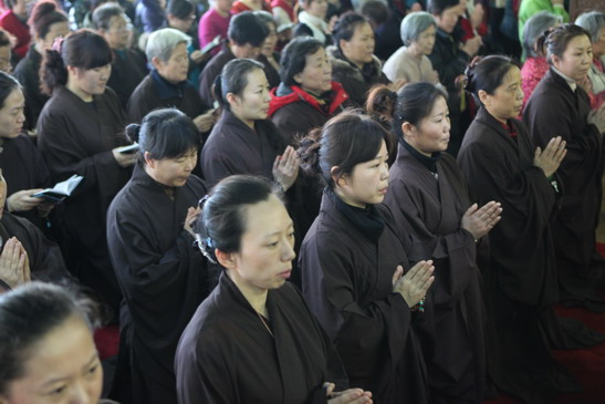 「佛教」北京灵光寺隆重举办授受三归五戒大法会