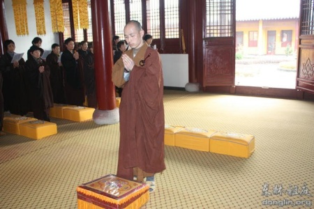 「佛教」江西省东林寺2010年冬季49天闭关念佛正式开始